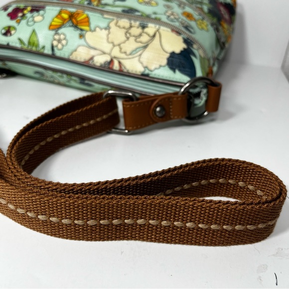 New with Tags! Sakroots “Flower Power” Artist Circle Shoulder/Crossbody Bag - Picture 7 of 12